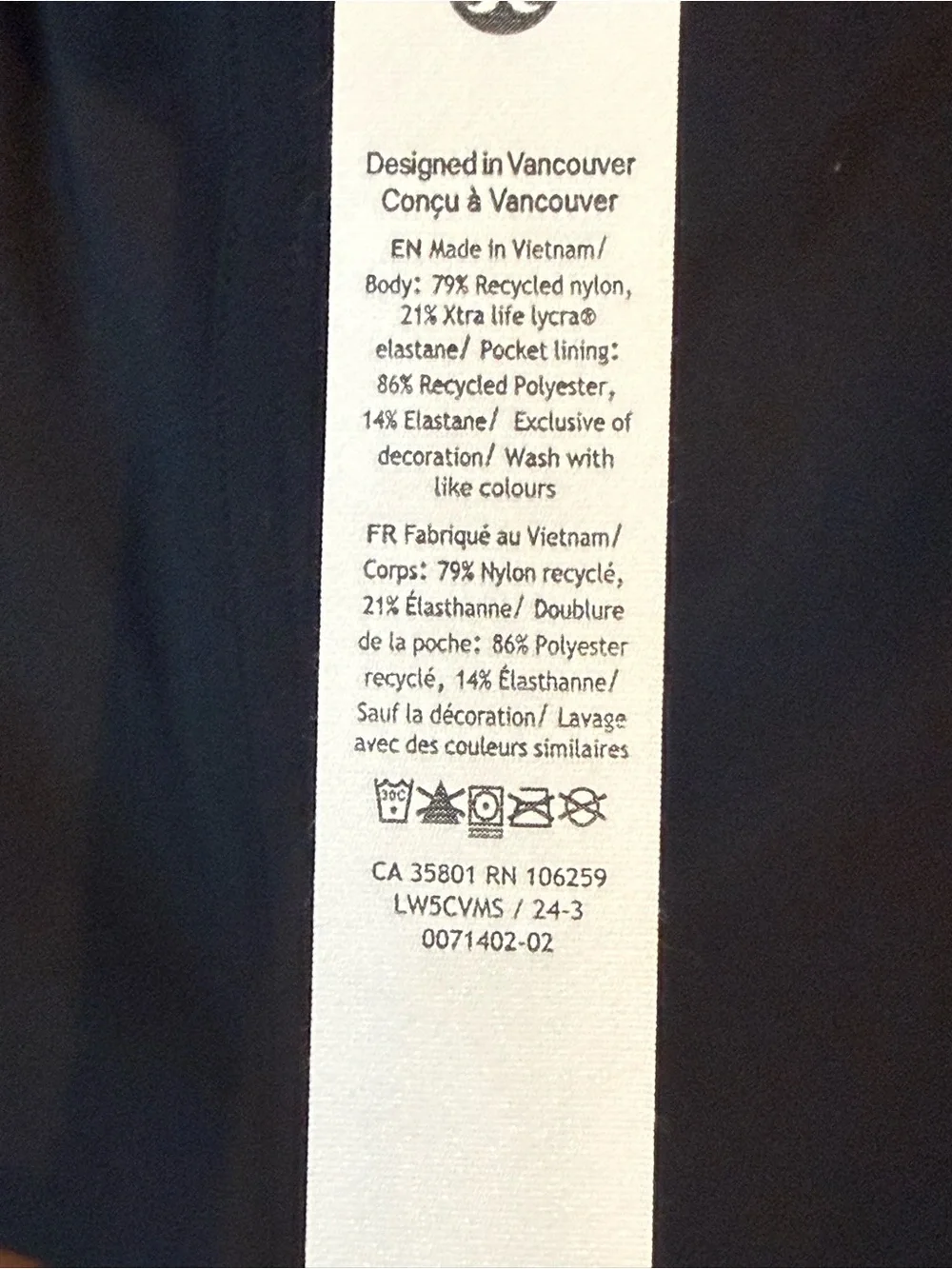 lululemon athletica Black High-Rise Jogger